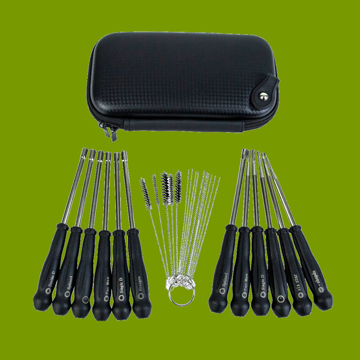 (image for) CARBURETTOR TUNING TOOL SET 12 PCS + CLEANING TOOL INCLUDES PROTECTIVE CARRY CASE TOL8603